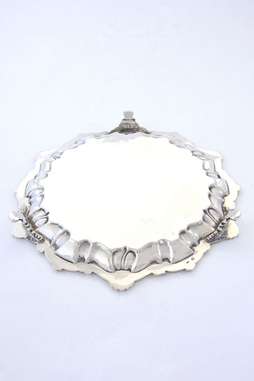 fig 2. Antique Silver Salver 1912