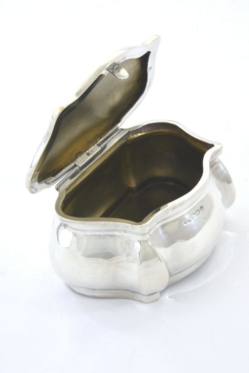 Solid Silver Trinket Box 1912
