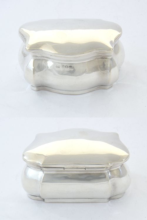 fig 2. Solid Silver Trinket Box 1912