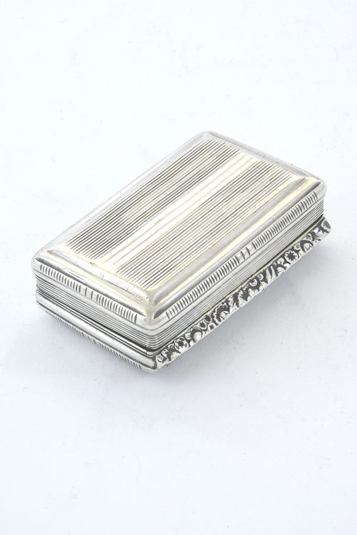 fig 3. Georgian Silver Snuff Box 1818