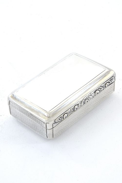 fig 1. William IV Silver Snuff Box 1831
