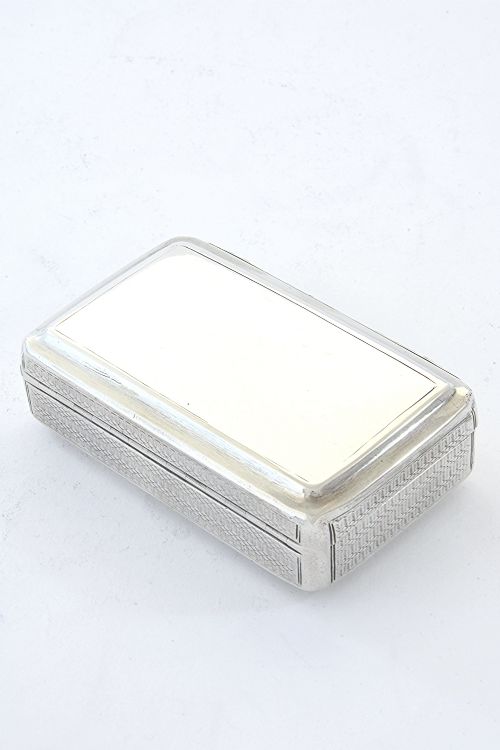 fig 2. William IV Silver Snuff Box 1831