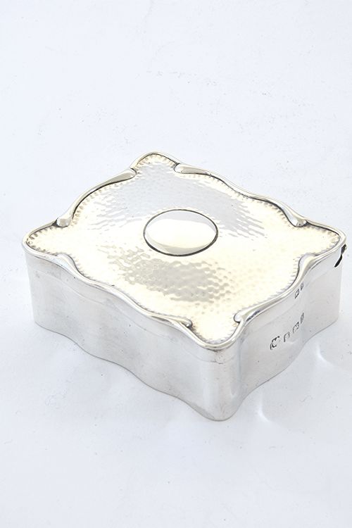 Edwardian Silver Trinket Box 1907