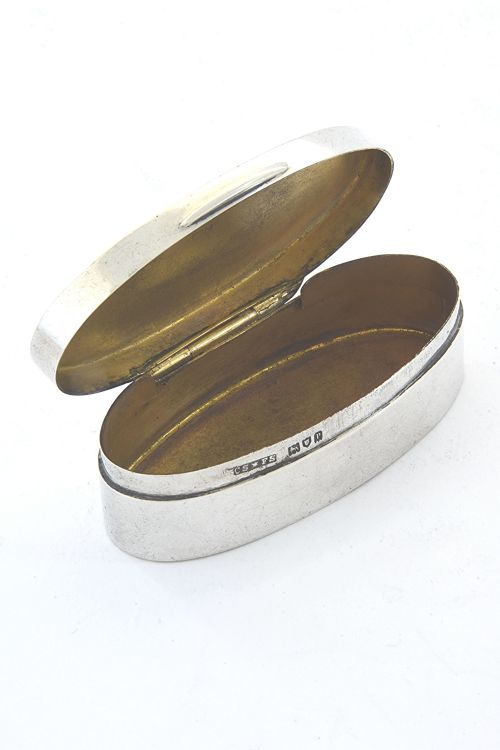 fig 2. Edwardian Silver Trinket Box 1910