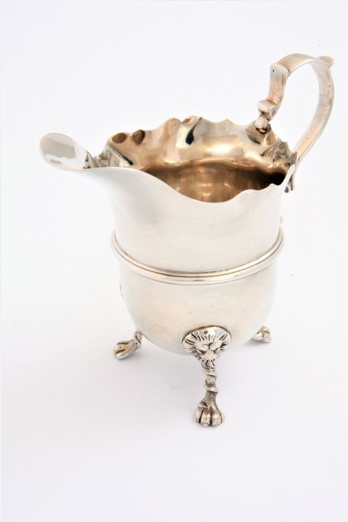 Victorian Antique Silver Cream Jug 1898