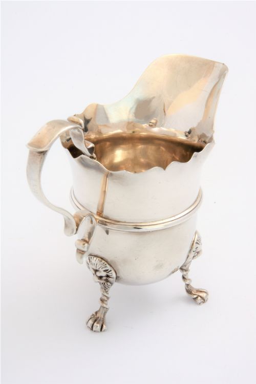 fig 2. Victorian Antique Silver Cream Jug 1898