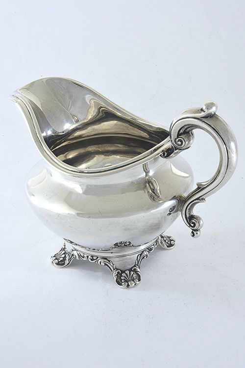 Large Victorian Silver Milk Jug 1844
