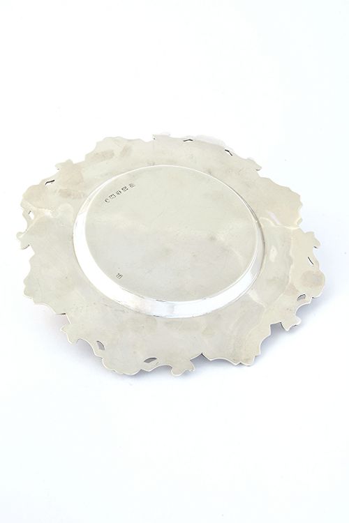 fig 3. Victorian Antique Silver Tea Pot Stand 1854