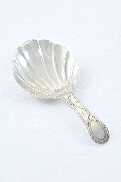 fig 1. George III Tea Caddy Spoon 1791