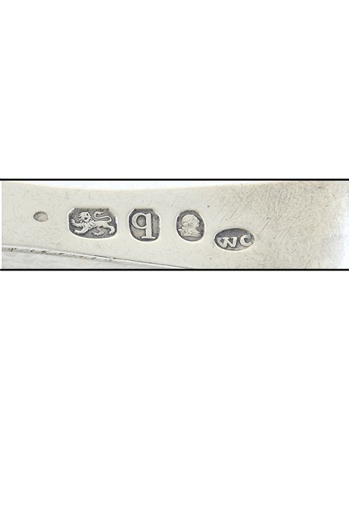fig 3. George III Tea Caddy Spoon 1791