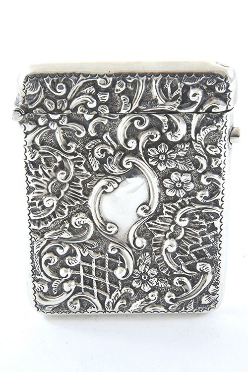 Edwardian Silver Card Case 1904