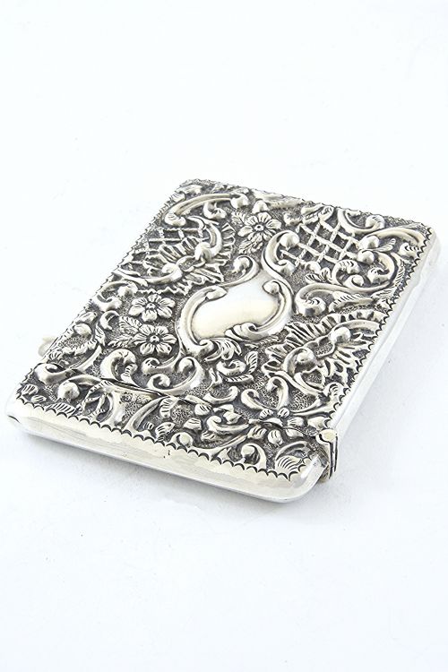 fig 3. Edwardian Silver Card Case 1904