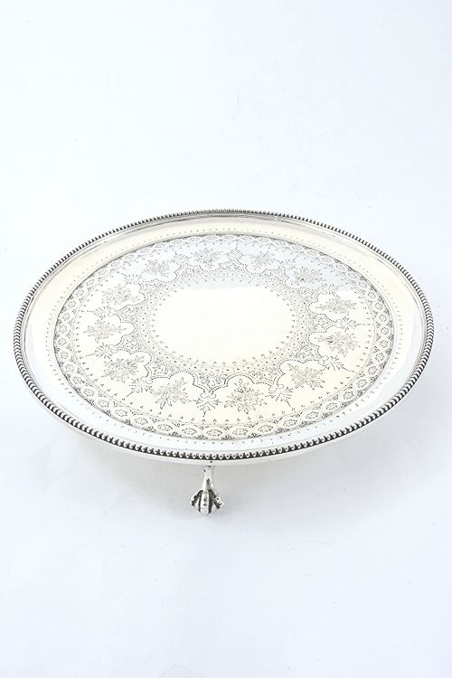 Victorian Silver Salver 1879