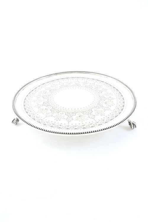 fig 3. Victorian Silver Salver 1879