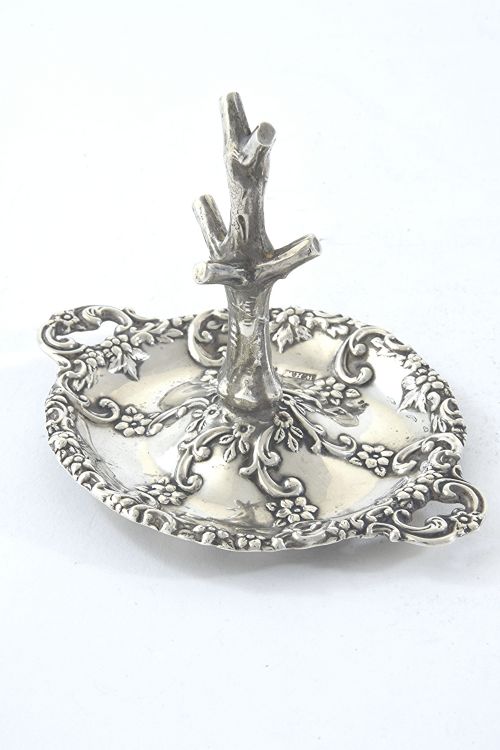Edwardian Silver Ring Tree 1904