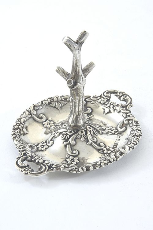 fig 1. Edwardian Silver Ring Tree 1904