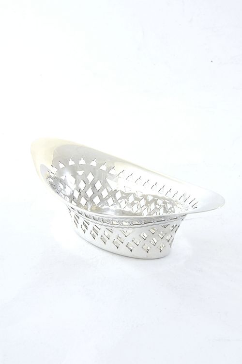 fig 2. Pair of Victorian Pierced Silver Dishes 1897