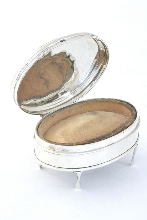 fig 2. Antique Silver Trinket Box 1919