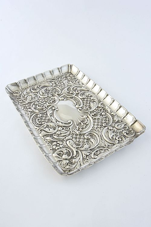 fig 1. Edwardian Silver Dressing Table Tray 1903