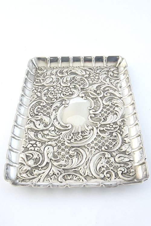 fig 2. Edwardian Silver Dressing Table Tray 1903