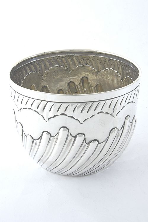 Victorian Silver Sugar Bowl 1890
