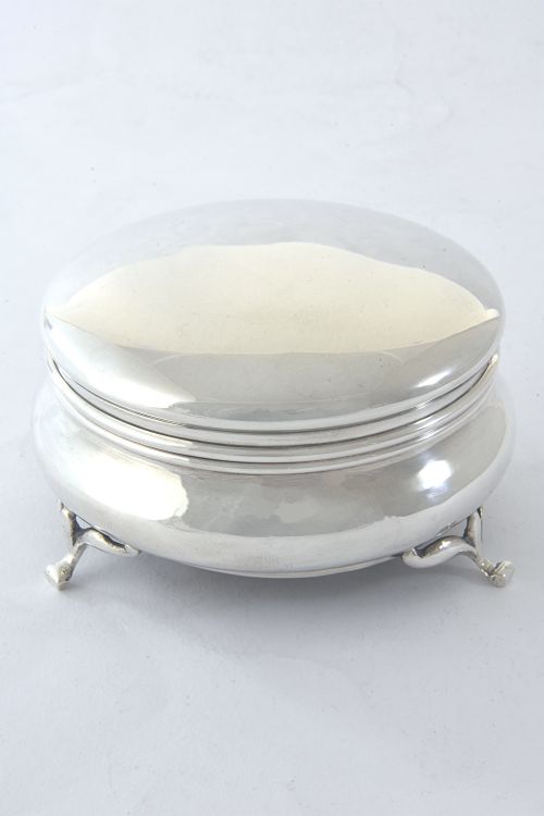 fig 2. Antique Silver Trinket Box 1919