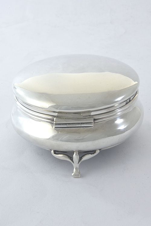 fig 3. Antique Silver Trinket Box 1919