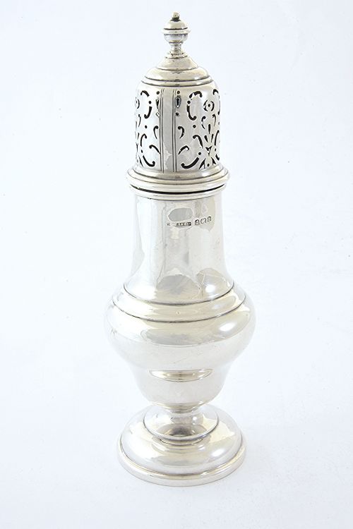 Large Sterling Silver Sugar Shaker 1929