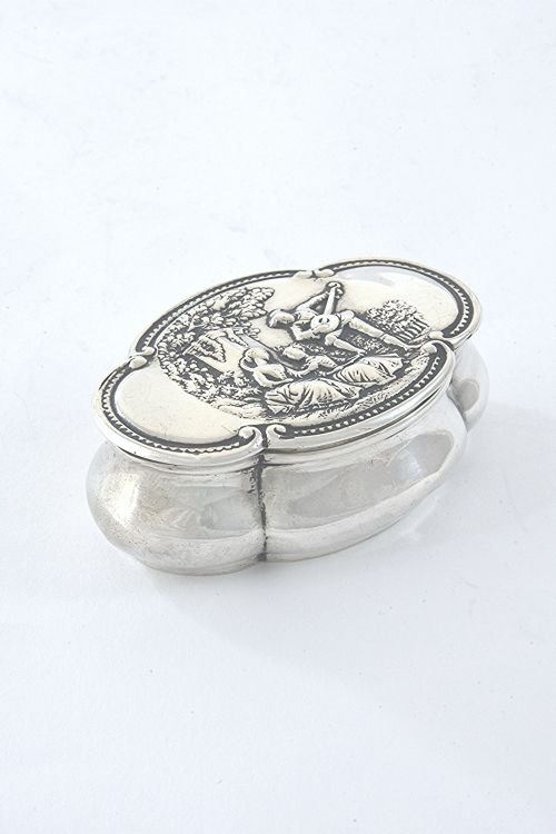 fig 1. Victorian Silver Snuff Box 1900