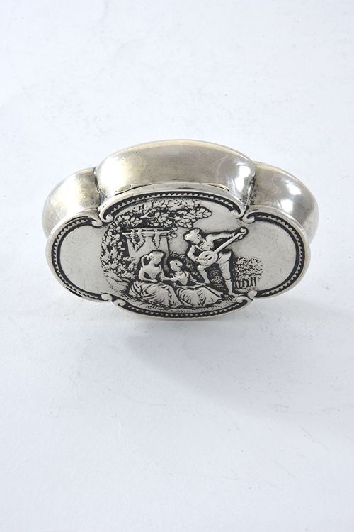 fig 2. Victorian Silver Snuff Box 1900