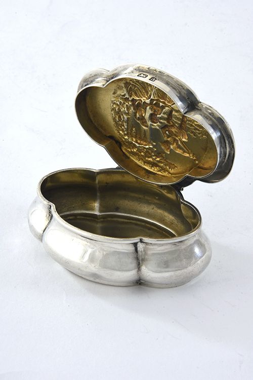 fig 3. Victorian Silver Snuff Box 1900