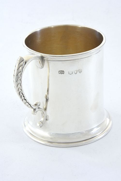 Victorian Silver Christening Tankard 1891