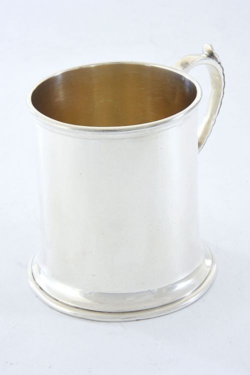 fig 2. Victorian Silver Christening Tankard 1891