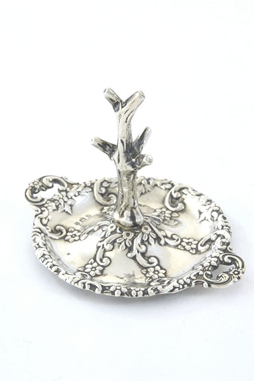 Edwardian Silver Ring Tree 1902
