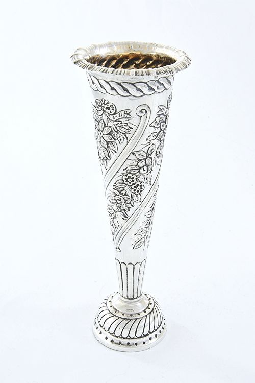 fig 2. Victorian Silver Vase 1891
