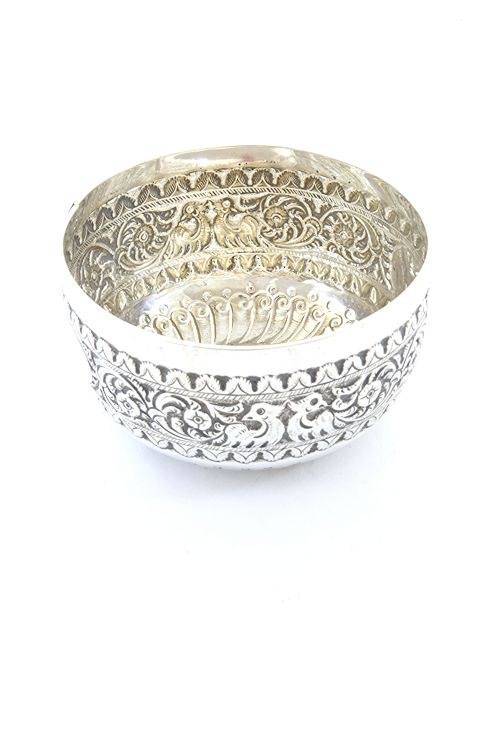 fig 1. Victorian Embossed Silver Bowl 1883