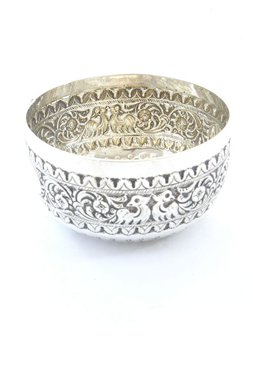 fig 2. Victorian Embossed Silver Bowl 1883