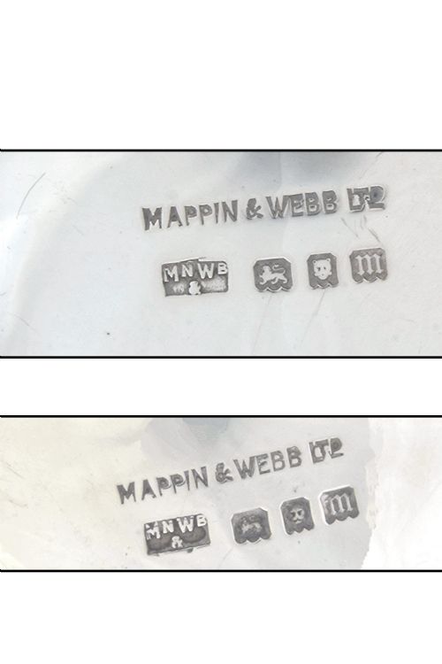 fig 3. George V Silver Sugar Bowl & Milk Jug – Mappin & Webb 1927