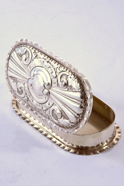 fig 2. Victorian Silver Table Snuff Box 1900