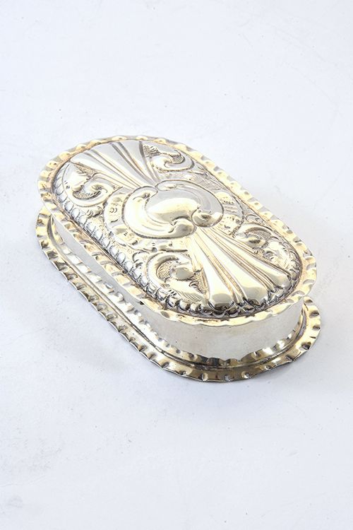fig 3. Victorian Silver Table Snuff Box 1900