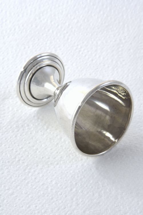 fig 2. Antique Silver Egg Cup 1918