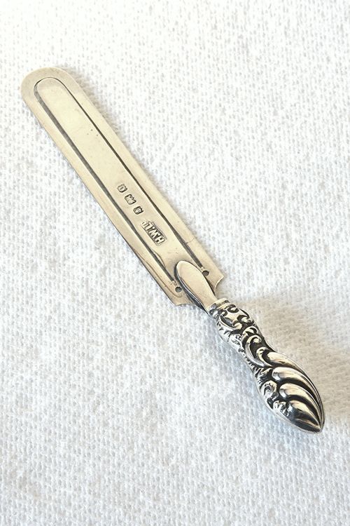 fig 1. Edwardian Silver Bookmark 1902