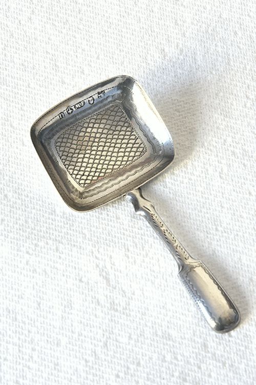 fig 1. George III Silver Caddy Spoon 1818
