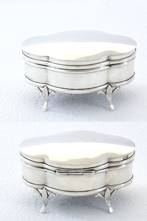 fig 4. Antique Silver Trinket Box – Chester 1917