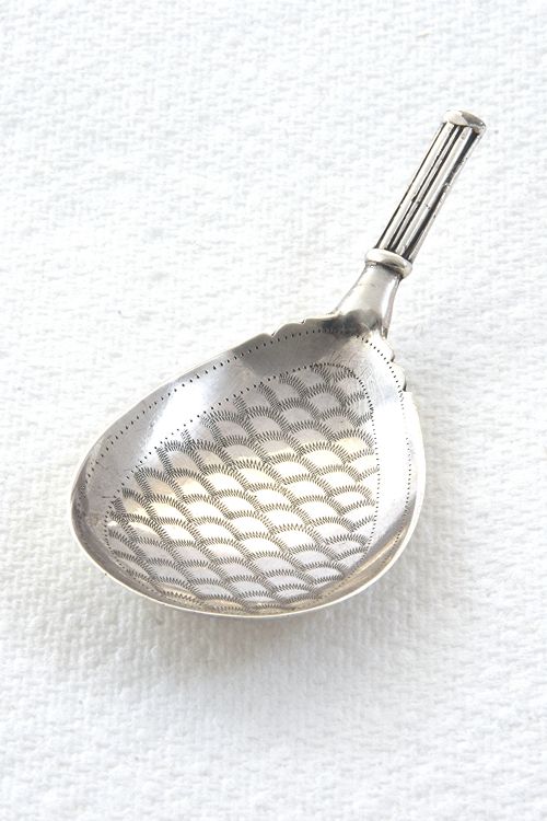Victorian Silver Caddy Spoon 1845