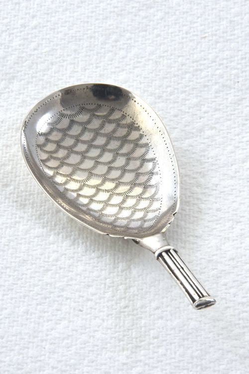 fig 1. Victorian Silver Caddy Spoon 1845
