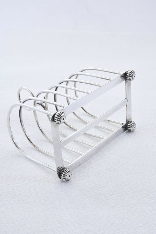fig 3. Victorian Silver Toast Rack (6 Slice) 1898