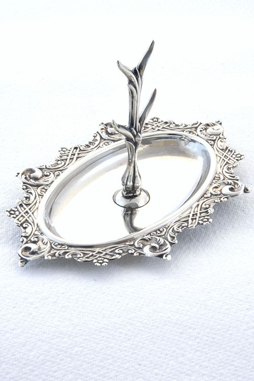 Antique Silver Ring Tree 1912