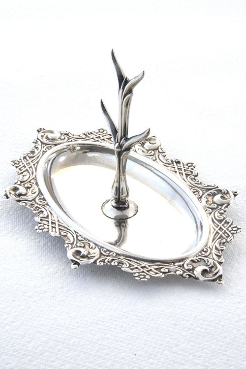 fig 1. Antique Silver Ring Tree 1912