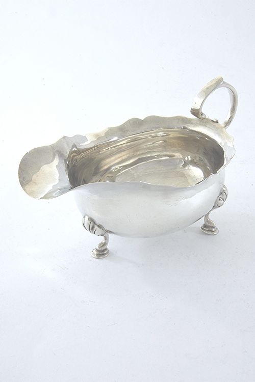 Edwardian Silver Sauce Boat – Chester 1907